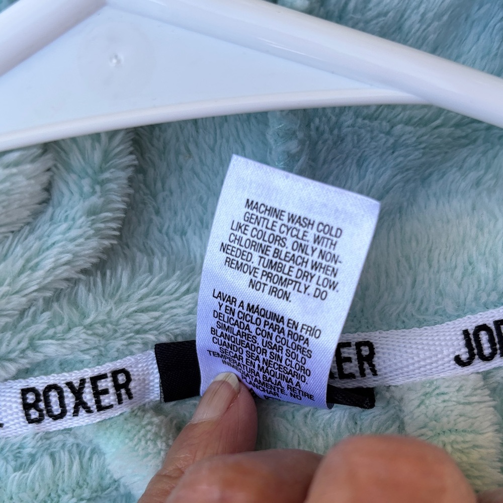 Joe Boxer Light Green Hooded Robe - Picture 3 of 8